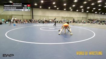 110 lbs Rr Rnd 3 - Gunner Killingsworth, POWA 14U vs Bryson Gelinas, OK Elite 14U Orange