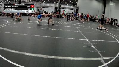 96 lbs Placement (4 Team) - Michael Wilbur, U2 Upstate Uprising vs Javier Barry, New England Gold