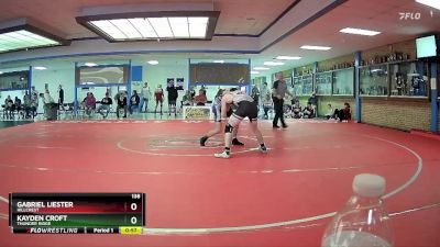 138 lbs Cons. Round 3 - Kayden Croft, Thunder Ridge vs Gabriel Liester, Hillcrest
