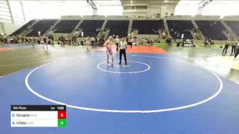 145 lbs 5th Place - Dustin Douglas, Bear River vs Akai Villela, Thorobred