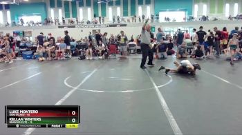 52-56 lbs Semifinal - Luke Montero, Unattached vs Kellan Winters, Brawler Elite