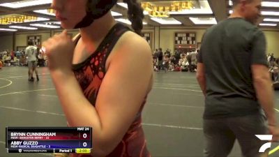 98 lbs Round 4 (6 Team) - Adrianna DiGregorio, MGW- Bangster Berry vs Izzy Hinkle, MGW-Radical Skadattle
