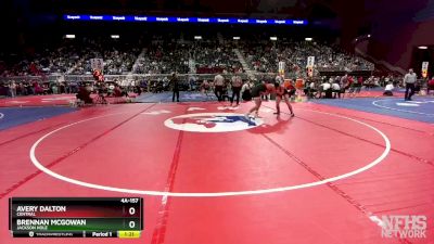 4A-157 lbs Champ. Round 1 - Brennan Mcgowan, Jackson Hole vs Avery Dalton, Central