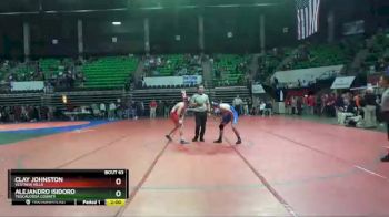 152 lbs Quarterfinal - Alejandro Isidoro, Tuscaloosa County vs CLAY JOHNSTON, Vestavia Hills