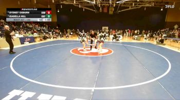 138 lbs 1st Place Match - Sydney Ogburn, Dinwiddie County vs Isabella Hill, Grayson County