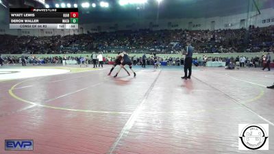 143 lbs Consi Of 64 #2 - Wyatt Lewis, Geary vs Deron Waller, MacArthur Wrestling