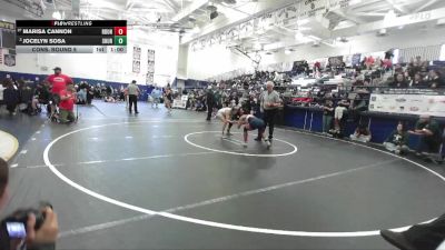 125 lbs Cons. Round 5 - Marisa Cannon, Redondo Union vs Jocelyn Sosa, Schurr