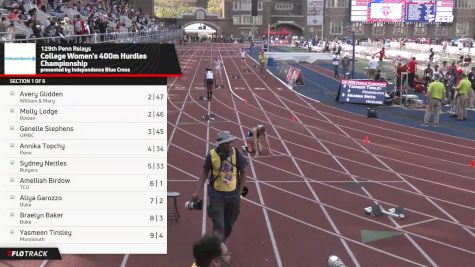 Women's 400m Hurdles Championship, Finals