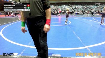 58 lbs Consi Of 8 #2 - Enzo Yasutomi, Pounders WC vs Elijah Meza, Pounders WC