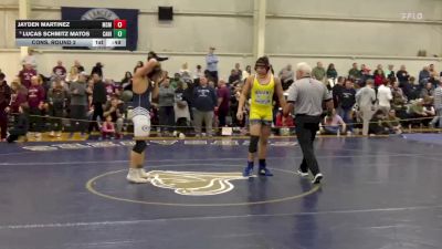 175 lbs Cons. Round 2 - Jayden Martinez, Mount St Michael vs Lucas Schmitz Matos, Canisius