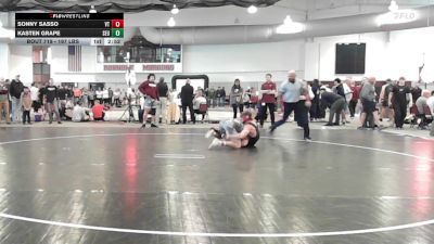 197 lbs Quarterfinal - Sonny Sasso, Virginia Tech vs Kasten Grape, Southeastern