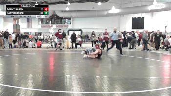 197 lbs Quarterfinal - Sonny Sasso, Virginia Tech vs Kasten Grape, Southeastern