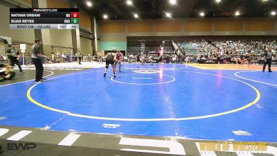 160 lbs Consi Of 8 #1 - Nathan Urbani, Mad Dawg Wrestling Club vs Elias Reyes, Kingsburg