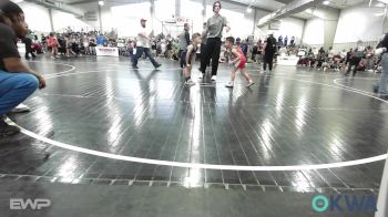 55 lbs Consi Of 8 #2 - Bentley Hodson, Fort Gibson Youth Wrestling vs Brayden Littlejohn, Tulsa Blue T Panthers