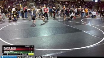 59 lbs Cons. Round 3 - Owen Smith, Arvada West Youth Athletics LLC vs Ryland Quinn, Northside Wrestling