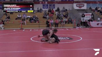 117 lbs Quarterfinal - Valeria Echevarria, Eastern Oregon University vs Marissa Kurtz, Southern Oregon University