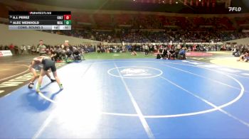 5A Boys 113 lbs Cons. Round 3 - Alec Weinhold, West Albany Boys vs A.J. Perez, Crater Boys