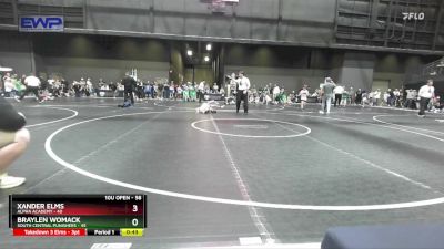 58 lbs Round 1 - Braylen Womack, South Central Punishers vs Xander Elms, Alpha Academy