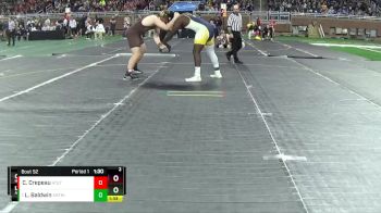 D1-285 lbs Champ. Round 1 - Lionel Baldwin, Arthur Hill HS vs Connor Crepeau, Holt HS