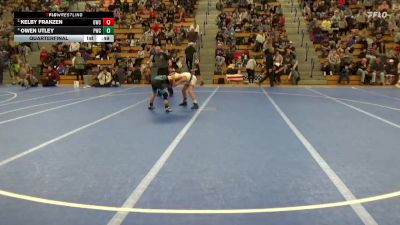 85 lbs Quarterfinal - Owen Utley, Pinnacle Wrestling Club vs Kelby Franzen, Outlaw Wrestling Club