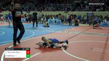 37 lbs Prelims - Colton Tecumseh (Payne), Mojo Grappling vs Bowen Balthrop, Piedmont