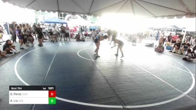 109 lbs Quarterfinal - Sarah Perez, Tucson Pride WC vs Alice Liu, Jedi WC