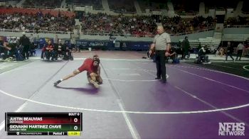 D2-120 lbs Semifinal - Giovanni Martinez Chavez, Canyon View vs Justin Beauvias, Ironwood