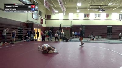 133.8-146.3 Champ. Round 2 - Liam Krausman, Dubuque Wrestling Club vs Drew Jelinek