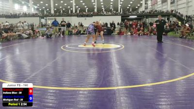 190 lbs Bianca Lomeli, Indiana Blue vs Adalyn Holmes, Michigan Red