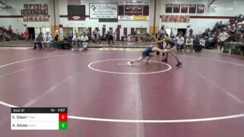 126 lbs Semifinal - Carter Dibert, Franklin Regional vs Aliazer Alicea, Manheim Township