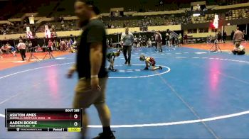 56 lbs Cons. Round 3 - Aaden Boone, Flex Wrestling vs Ashton Ames, Guerrilla Wrestling (GWA)