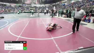 130 lbs Round Of 32 - Lucas Moon, Fountain Fort Carson vs Konner Spigner, Dove Creek Bulldogs