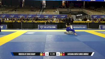 Rebecca St Croix Grady vs Lucciana Sofía Flores Jiménez 2026 IBJJF Orlando Summer Open