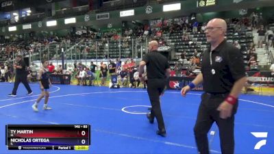 83 lbs Quarterfinal - Ty Martin, IA vs Nicholas Ortega, IL