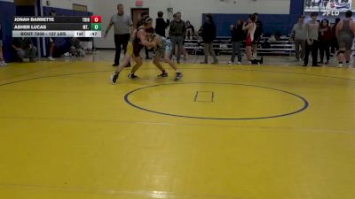 127 lbs Consy 3 - Jonah Barrette, Trinity vs Asher Lucas, Mt. Lebanon