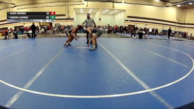133 lbs Cons. Round 2 - Alex Russo, Cornerstone University vs Jason Louiso, Wilmington College