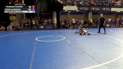 67 lbs 3rd Place Match - Talmadge Dawkins, Roundtree Wrestling Academy vs Logan Clarendon, Black Fox Wrestling Academy