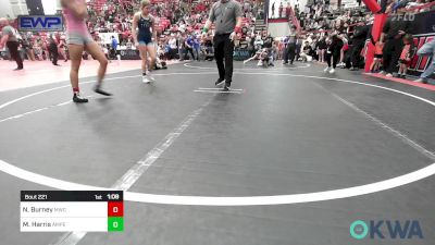 117 lbs Semifinal - Nyzia Burney, Maize Wrestling Club vs MacKenzie Harris, Amped Wrestling Club