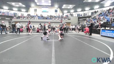 58 lbs Quarterfinal - Kellen Rupp, Perry Wrestling Academy vs Baker Gates, Ponca City Wildcat Wrestling