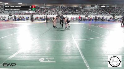 143 lbs Round Of 32 - ZACH CASTLEBERRY, BISON WRESTLING GEARY, OK vs Marcos Ramirez, Santa Fe South