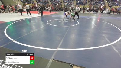 70 lbs Consi Of 16 #2 - Tayson Manly, Other Team vs Julian Castillo, Adams City WC