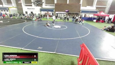 56 lbs Semifinal - Luke Minich, Shootbox WC vs Ezra Heredia, Agon Wrestling Academy