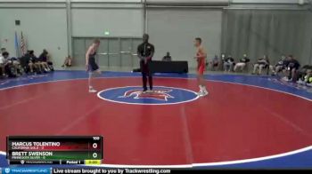 100 lbs Round 2 (8 Team) - Marcus Tolentino, California Gold vs Brett Swenson, Minnesota Silver