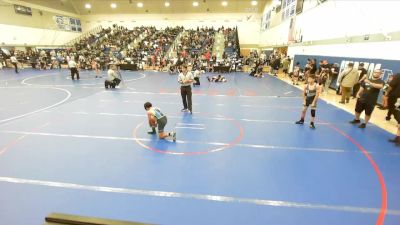 96-100 lbs Round 3 - Darius Saremi, Southwest Stallions WC vs Eden Lee, Rancho Bernardo Wrestling