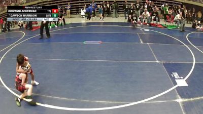 44 lbs Quarters - Giovanni Ackerman, Team Prestige Wrestling vs Dawson Harrison, Colorado Outlaws Youth Wrestling