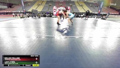 215 lbs Cons. Semi - Kellen Fellure, Franklin Wrestling Club vs Liam O`Neil, WOW Wrestling Club