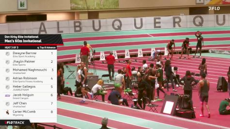 Men's 60m, Prelims 3