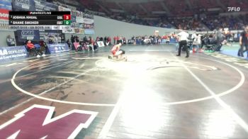 5A Boys 106 lbs Quarterfinal - Joshua Khual, Centennial Boys vs Shane Smoker, Crater Boys