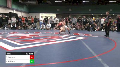 165 lbs Consi Of 8 #2 - Travis Grace, CA vs Jake Robie, VA