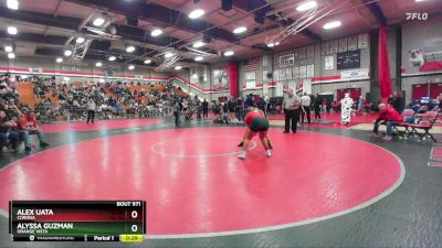 170 lbs Cons. Round 6 - Alex Uata, Corona vs Alyssa Guzman, Orange Vista